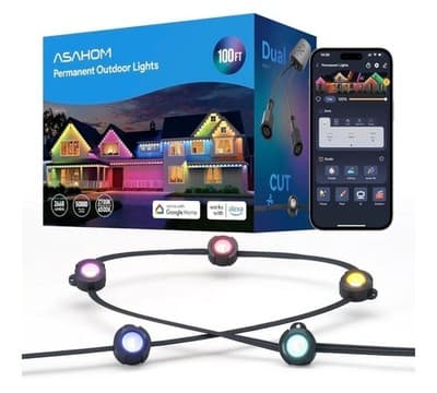 Black Smart Outdoor LED Lights — Built to Transform Your Space