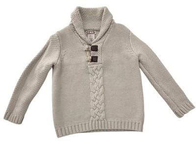 SKYR Biys Cream Cable Knit Zip Sweater — Cozy, Classic, Ready to Wear