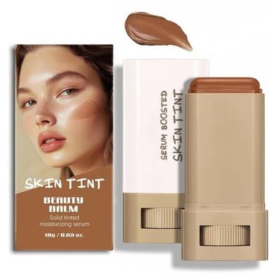 Skin Tint Beauty Balm Solid Tinted Moisturizing Serum Shade #5 Medium 18g
