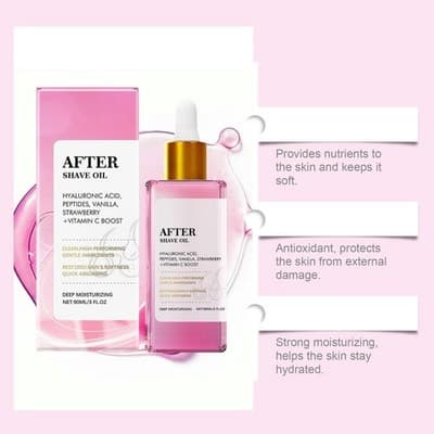 After Shave Oil Deep Moisturizing Hyaluronic Acid with Peptides and Vitamin C 90