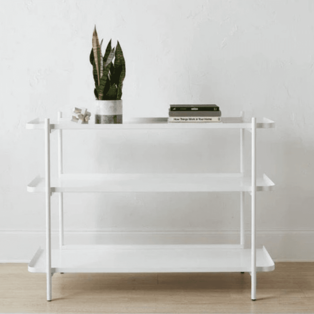 Fernish Highland Bookcase - 3 Shelf - White