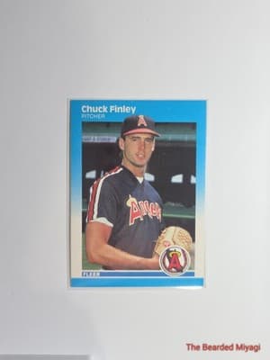 1987 Fleer Chuck Finley #79 NM
