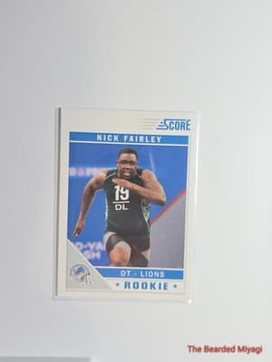2011 Score Nick Fairley #368 NM