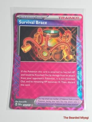 Pokémon TCG Twilight Masquerade Survival Brace TWM 164/167