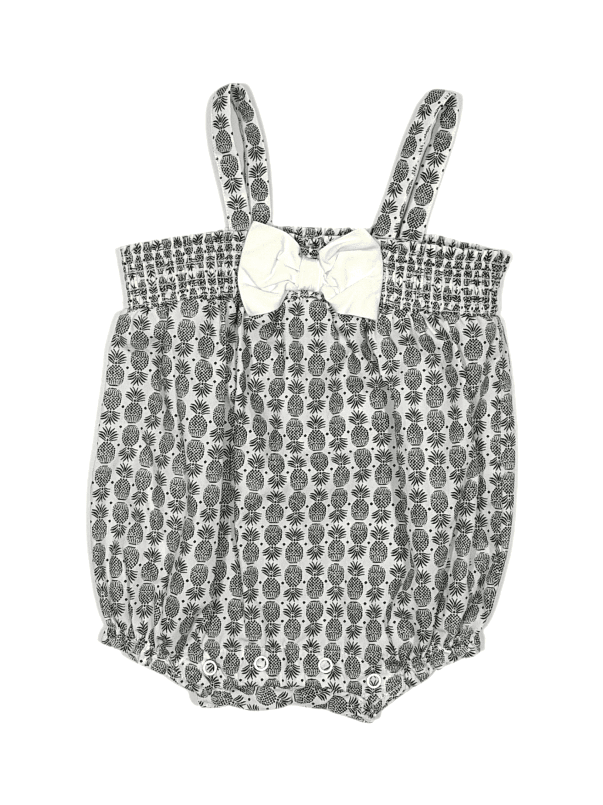 Janie and Jack size 0-3 months pineapple bubble romper