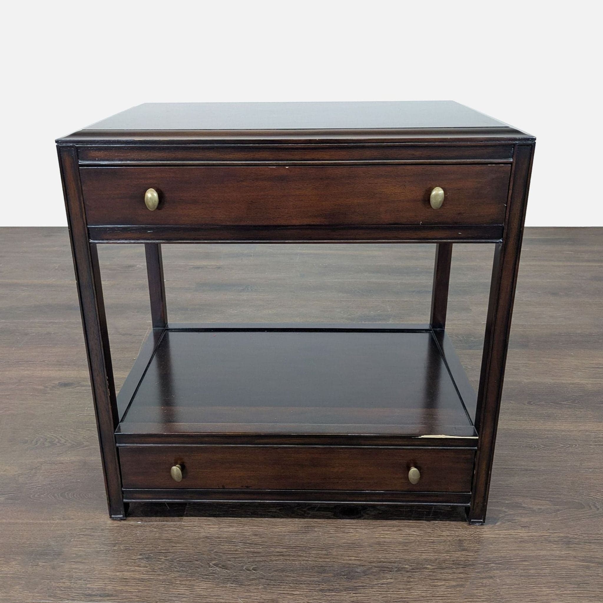 Restoration Hardware Two Drawer Nightstand
