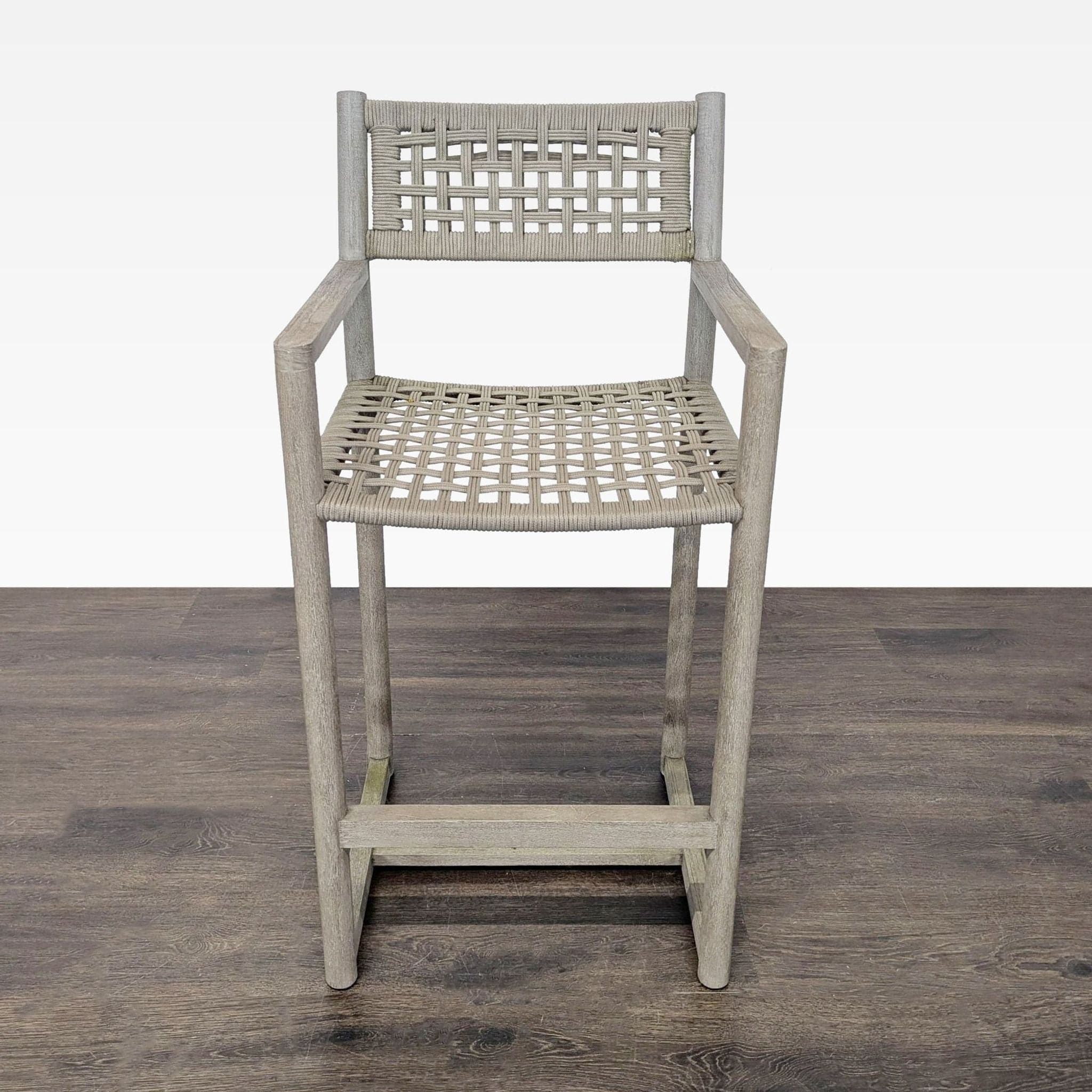 Restoration Hardware Bondi Teak Counter Stool