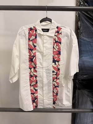 DSQUARED Men’s White Button Down Shirt Brand Size 50