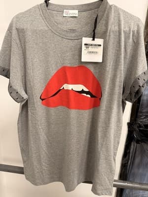 Red Valentino Lipstick T Shirt Size Large