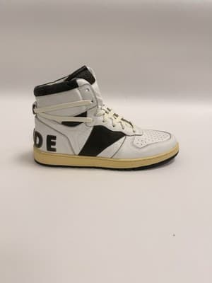 RHUDE Men's Rhecess High Top Sneakers White Size 7