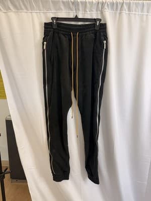 Rhude Men’s Pants Black Zipper MSRP $795 Size Medium