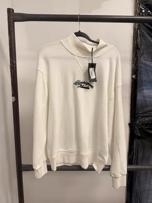 Rhude White Cotton Hoodie Size Small MSRP $600 Brand New With Tags