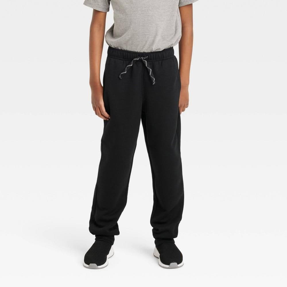 #5666 XL Boys' Fleece Jogger Pants - Cat & Jack Black - Default