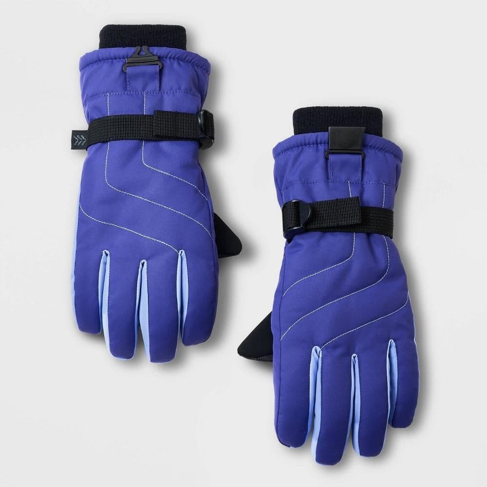 #4879 Size 8-16 Girls' Ski Gloves - All in Motion Purple - Default