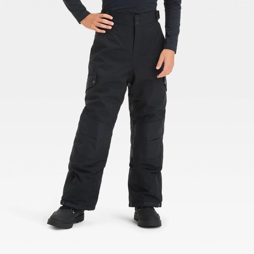 #5203 Small Kids' Solid Snow Pants - All In Motion Black - Default