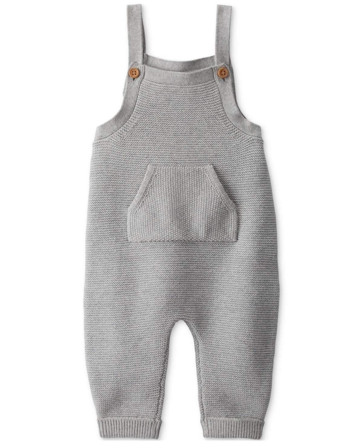 #8649 24M Little Planet by Carter's Organic Baby Sweater Knit Pull-On Pants - Gray/Pink - Default