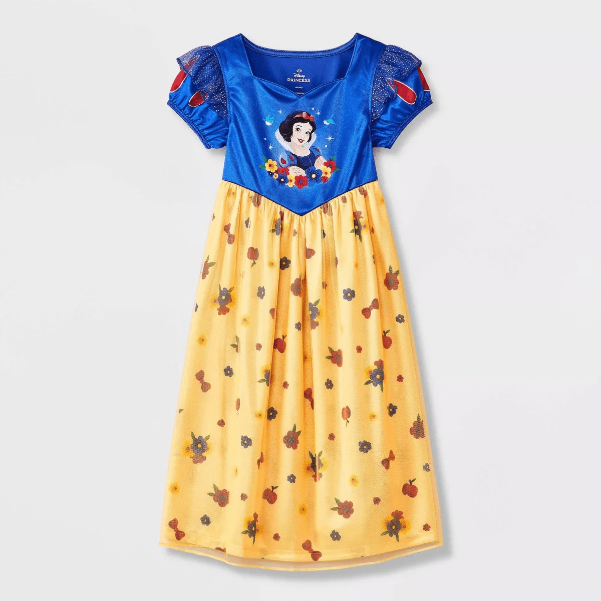 #4457 3T Toddler Girls' Disney Princess Snow White NightGown Pajama - Blue - Default