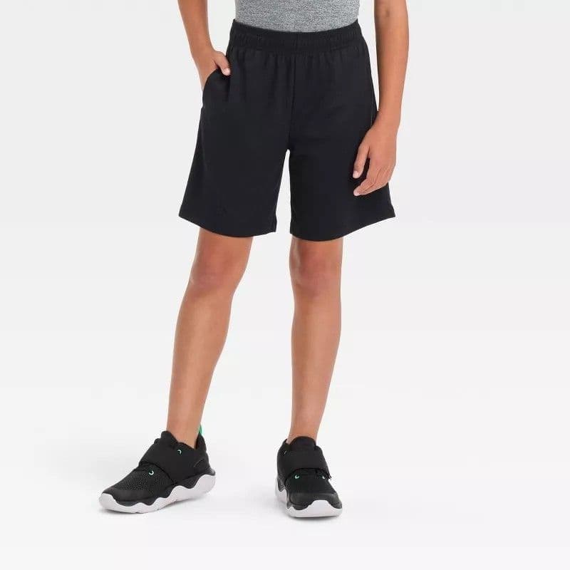 #5786 XXL Boys' Mesh Shorts - All In Motion Black - Default