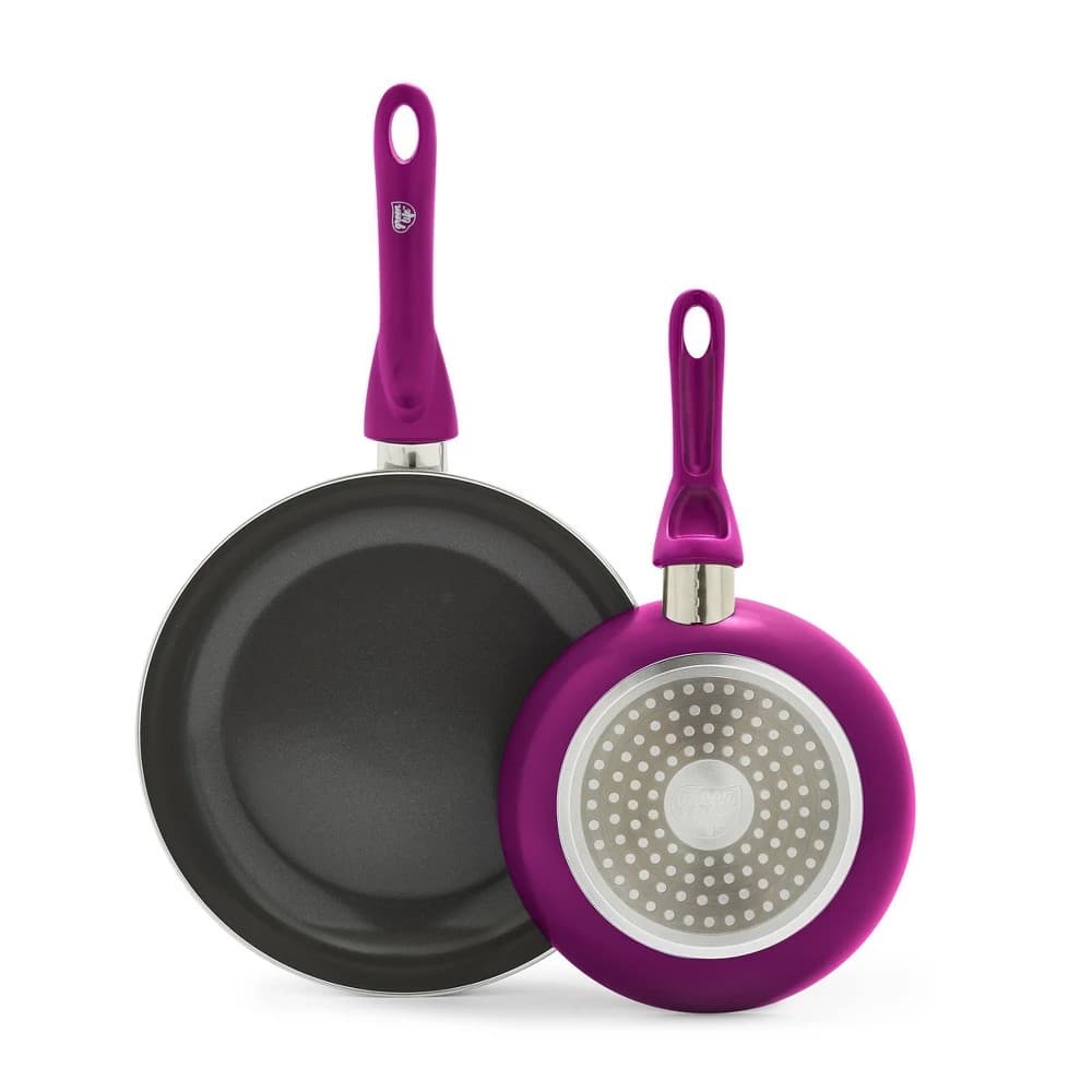 Greenlife Essentials 2pk 8" and 10" Ceramic Nonstick Aluminum Fry Pan Set - Regular