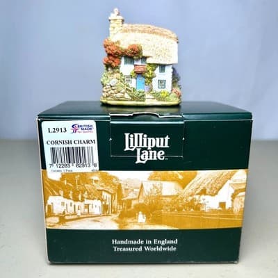 NIB Lilliput Lane Miniature Cottage Cornish Charm