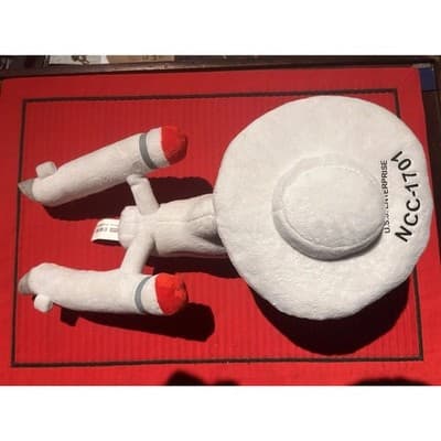 NIB Star Trek USS Enterprise plush toy released by Think Geek in 2012
