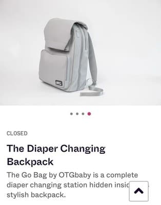 OTG Baby Diaper Changing Bag