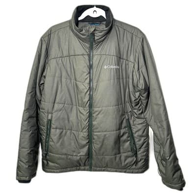 Columbia Men's Gray Omni Heat Interchange Puffer Jacket Medium