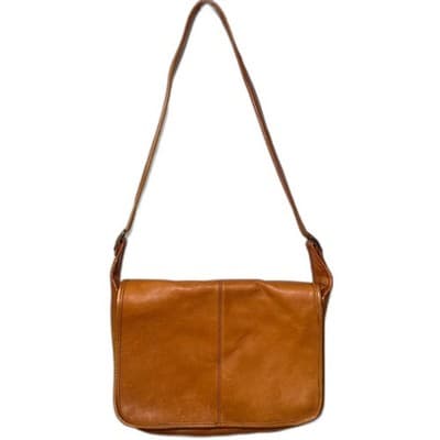Le Donne Leather Messenger Bag, crafted from Colombian Vaquetta leather