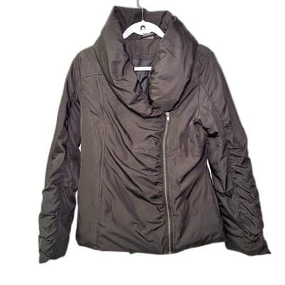 Sparkle & Fade Black Puffer jacket Size M
