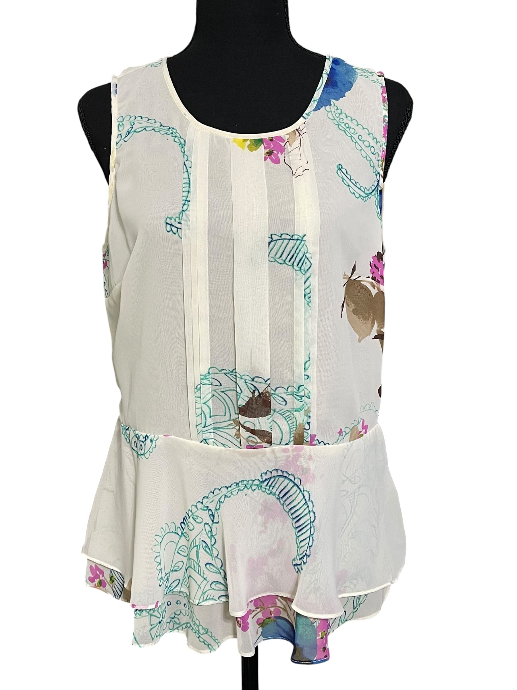 Sunny Leigh Women’s Sleeveless Flowy Top/Blouse