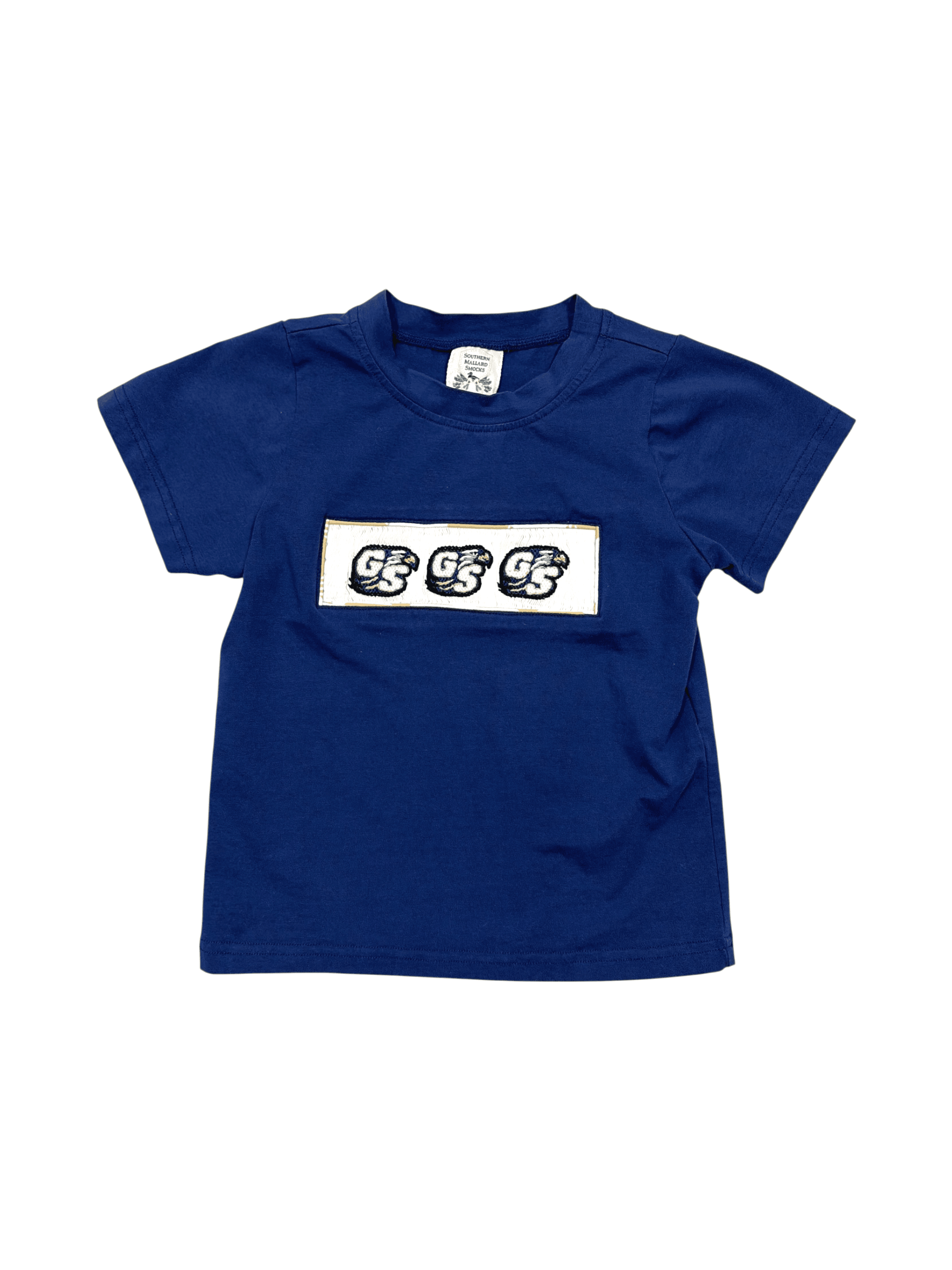 Southern Mallard Smocks GSU 4T Georgia Southern Eagles smocked boys top