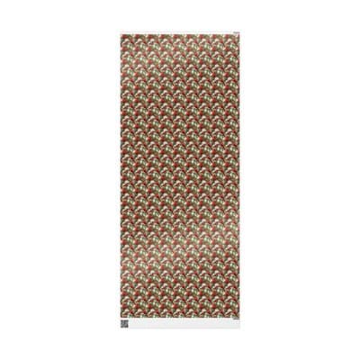 Cardinal Christmas Wrapping Paper Bird and Holly Gift Wrap | Winter Wonderland