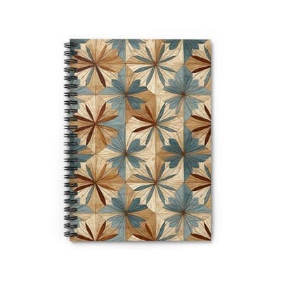 Feral Miss Floral Spiral Notebook - Embrace Your Story & Write Boldly