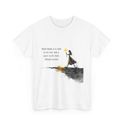Psalm 119:105 Shirt | Your Word Is a Lamp Tee | Feral Miss Faith Apparel S–5XL