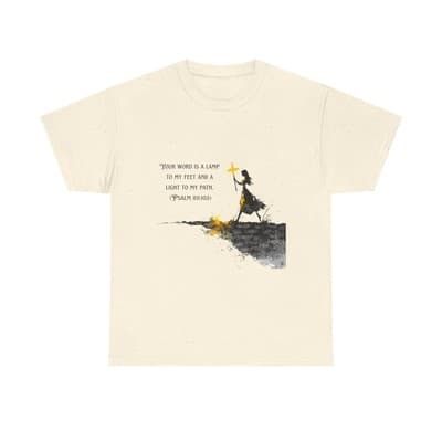 Psalm 119:105 Shirt | Your Word Is a Lamp Tee | Feral Miss Faith Apparel S–5XL
