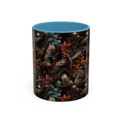 Wildlife Coffee Mug 11oz 15oz | Eagle Birdwatcher Gift | Rustic Nature Decor Cup