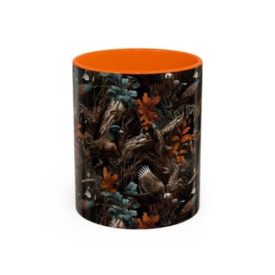 Wildlife Coffee Mug 11oz 15oz | Eagle Birdwatcher Gift | Rustic Nature Decor Cup