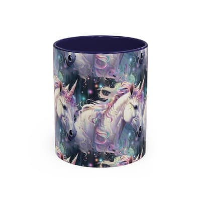 Pastel Unicorn Mug 11oz 15oz | Magical Coffee Cup | Gift for Fantasy Lovers