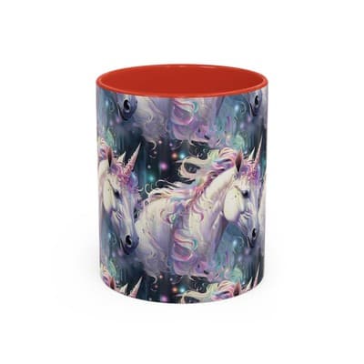 Pastel Unicorn Mug 11oz 15oz | Magical Coffee Cup | Gift for Fantasy Lovers