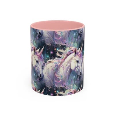 Pastel Unicorn Mug 11oz 15oz | Magical Coffee Cup | Gift for Fantasy Lovers