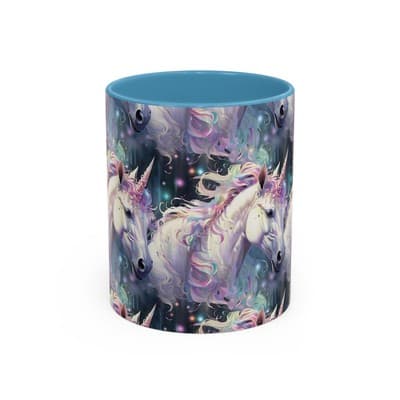 Pastel Unicorn Mug 11oz 15oz | Magical Coffee Cup | Gift for Fantasy Lovers