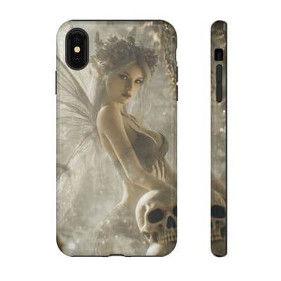 Gothic Fairy iPhone Case | Tough Dual Layer | Fits iPhone 8 to iPhone 16