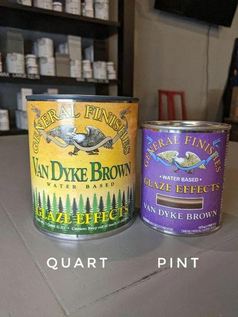 Van Dyke Brown Glaze-Quart