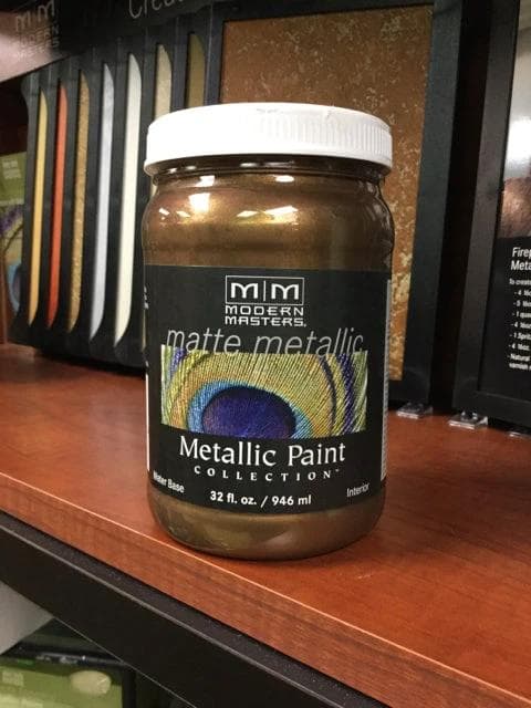 Matte Metallic Paint Statuary Bronze- Qt