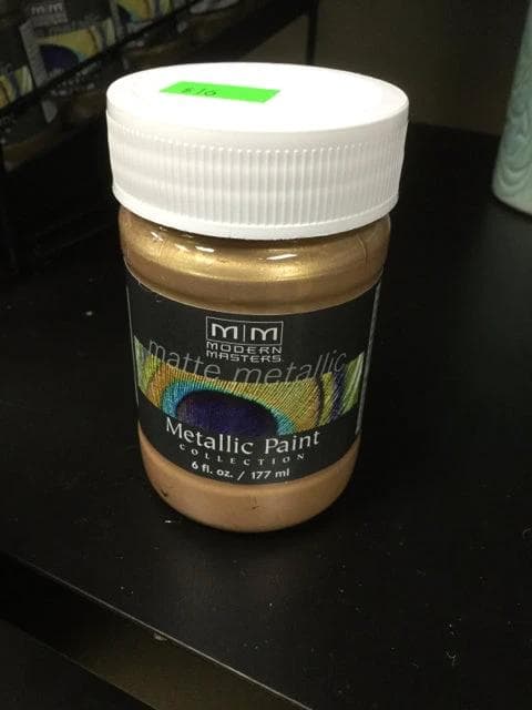 Matte Metallic Pale Gold- 6oz