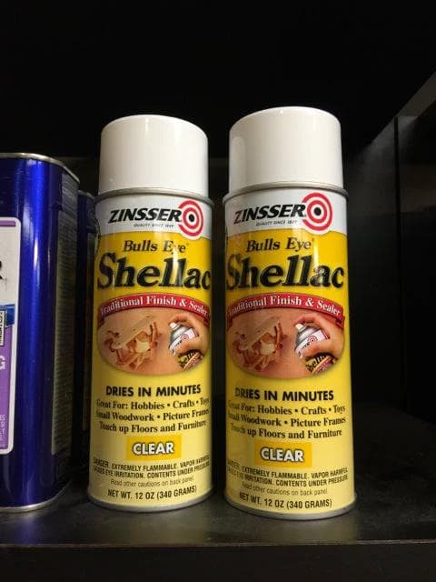 Clear Shellac Spray 12 OZ