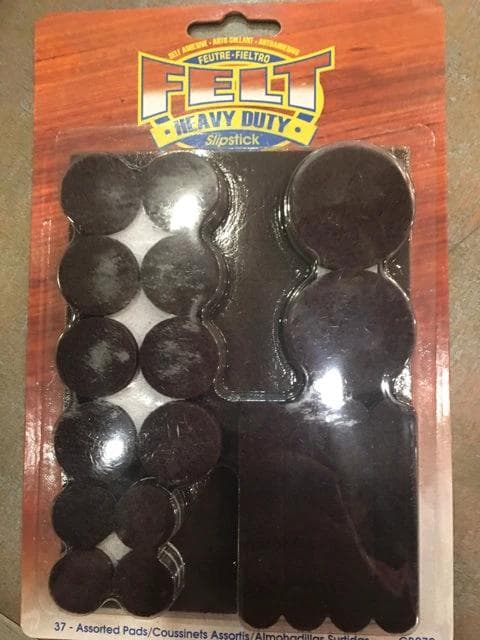 Assorted Brown Self Stick Felt Pads