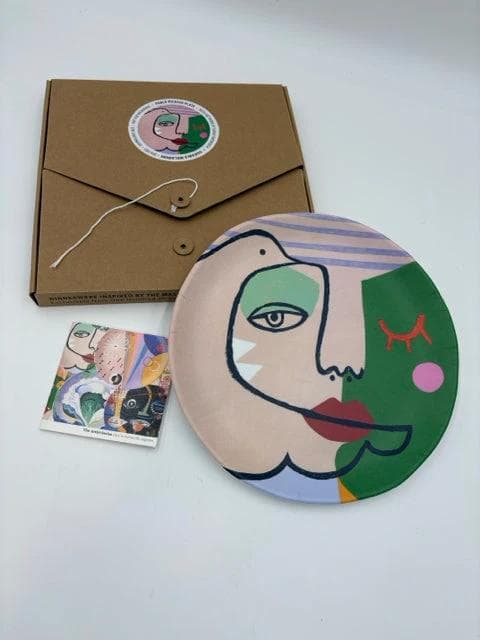 Sarah Papworth Artist Series 180 Degrees Melamine Pablo Picasso Plate