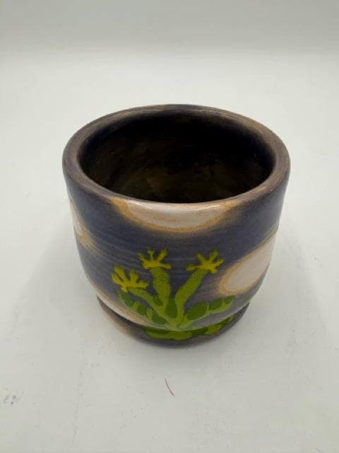 Purple Ceramic Pot