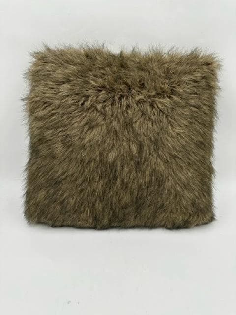 Faux Tan Fur Pillow